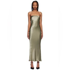 BRAND NEW/ NEVER WORN - Bec & Bridge Green Moon Strapless Dress